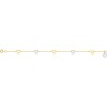 Jesa - Bracelet chaine plaqué or
