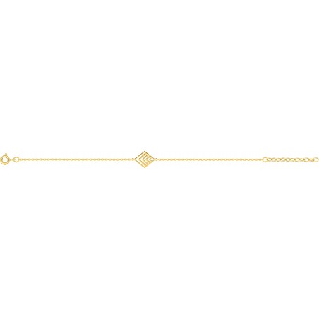 Nilau - Bracelet chaine plaqué or