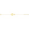 Selisa - Bracelet chaine plaqué or