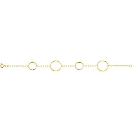 Jane - Bracelet chaine plaqué or