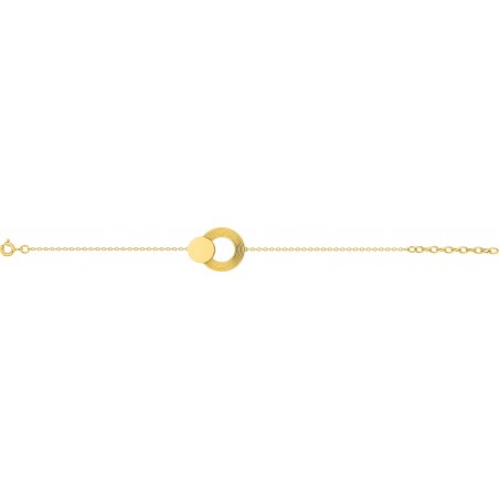 Loren - Bracelet chaine plaqué or