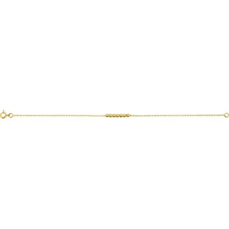 Melisa - Bracelet chaine plaqué or