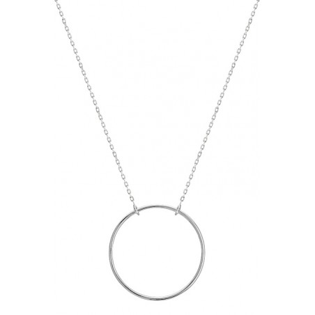 Erti - Collier chaine Or blanc 9 carats 375/1000
