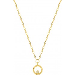 Riniali - Collier chaine Or...
