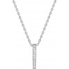 Yunani - Collier chaine Or blanc 9 carats 375/1000 pendentif oxyde de zirconium