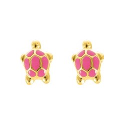 Tortues Roses - Boucles...