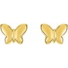 Papillon - Boucles d'oreilles en Or jaune 375/1000