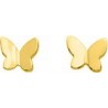 Petit Papillon - Boucles d'oreilles en Or jaune 375/1000