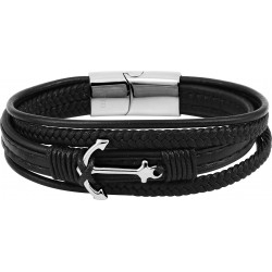 Arno - Bracelet type cuir &...