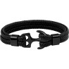 Tonio - Bracelet type cuir & Acier