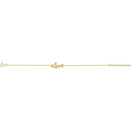 Lovai - Bracelet chaine plaqué or