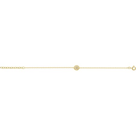 Muini - Bracelet chaine plaqué or