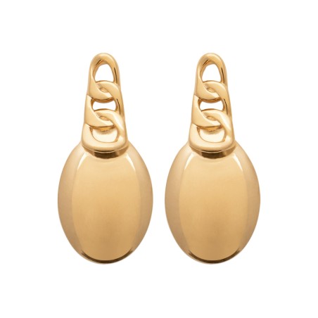 Yeja - Boucles d'oreilles pendantes plaqué or