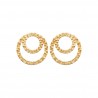 Siab - Boucles d'oreilles pendantes plaqué or