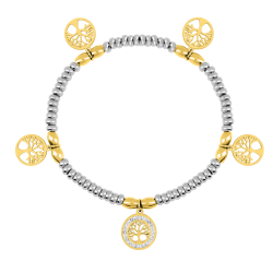 Bimpa - Bracelet Acier doré